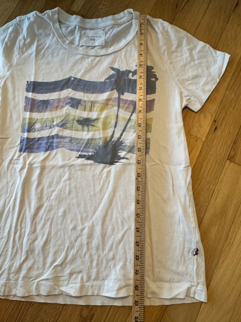 Sol Angeles White Short Sleeve Tee with Coastal Graphic - Picture 3 of 7